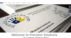 Desktop Screenshot of precisionsolutions.net