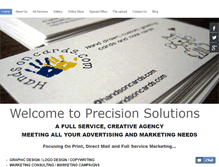 Tablet Screenshot of precisionsolutions.net